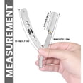 thumbnail image 2 of Utopia Care Professional Barber Straight Edge Razor Safety with 100 Pack Blades, Silver, 2 of 9