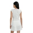 thumbnail image 2 of Lamuusaa Women Summer Casual Dress Lace Tie-Up 1/4 Sleeve Fashion Dress Beach Holiday Party  Dress, 2 of 7