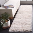 thumbnail image 4 of SAFAVIEH Lindsay Glenn Distressed Polyester Shag Area Rug, Beige/Ivory, 9' x 12', 4 of 5
