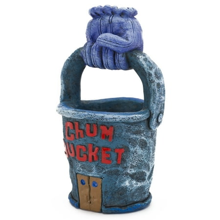 UPC: 0030172084706 | Penn-Plax SpongeBob SquarePants Aquarium Ornament – The Chum Bucket – Medium