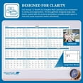 thumbnail image 3 of 2029 Sky Blue Wet & Dry-Erasable Horizontal Wall Calendar 32h x 48w with next year planning area, 3 of 11