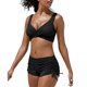 thumbnail image 1 of Women High Waisted Swimsuits Criss Cross Push Up Bra Drawstring, 1 of 2