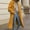 Yellow, variant on Tejiojio Coats Clearance Fashion Women Solid Trench Coat Windbreaker Jacket Coat Double Breasted Overcoat