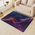 thumbnail image 2 of Colorful Rugs for Living Room Bedroom Entryway - Neon Rug 2x3 - Modern Art Carpet for Home Decor - Washable Non Slip Patterned Indoor Small Area Rug - Soft & Low Pile (ZN&676), 2 of 7