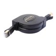 thumbnail image 2 of REXLIS 5FT Cat7 RJ45 LAN Cable Adjustable Retractable Ethernet Cable Flat Internet Network Cable fo, 2 of 5