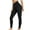 Black, variant on TIHLMK High Waisted Yoga Pants for Women Women's Leggings High Waisted Yoga Trousers Workout Exercise Capris For Casual Summer Pants Gifts for Women