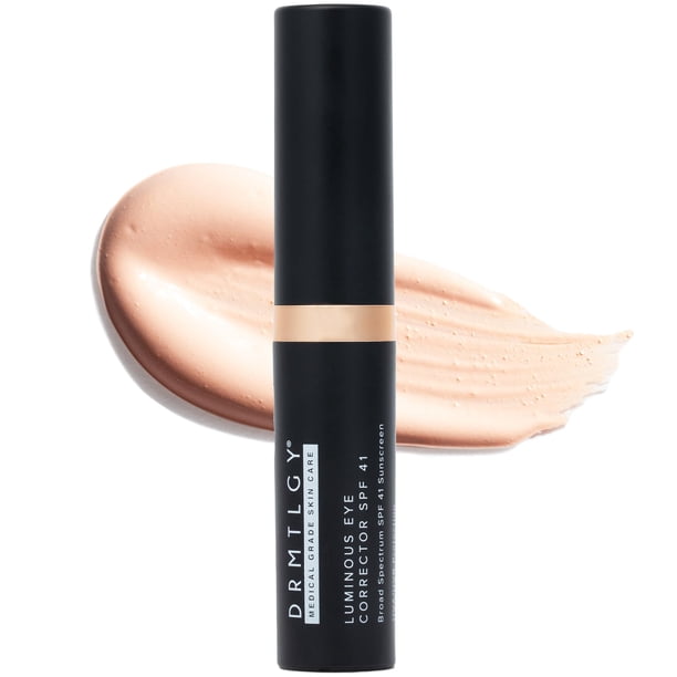 Corrector de ojos DRMTLGY Luminous SPF 41 con subtono melocotón claro