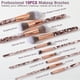 thumbnail image 3 of Juego de brochas de maquillaje, 10 piezas, brochas de maquillaje profesionales, mango de cristal, cerdas sintéticas de primera calidad, polvos, rubor, corrector, 3 of 8