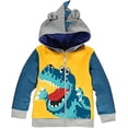 thumbnail image 1 of Sudaderas con capucha para niños, jersey de dinosaurio para niños, sudaderas con cremallera para niños pequeños, sudadera con capucha para niños de 1 a 6 años, 5 ~ 7 años Rojo Verde Cocina, Decoración y Otros, 1 of 5