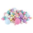 thumbnail image 4 of 240 pompones suaves para manualidades creativas, manualidades para decoración, actividades escolares, decoración navideña y vacaciones. Estilo C, 4 of 9
