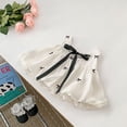 thumbnail image 3 of 2025 nuevo chaleco de verano para niñas, Top con lazo de hada bonita, ropa para niños, camiseta sin mangas con lazo bordado para pantalones cortos opcionales para niños, 3 of 6