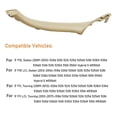 thumbnail image 5 of 51417225854 Carcasa de manija de puerta interior de automóvil trasera derecha para 5 F10 F18 2010-2016 Beige, 5 of 5