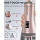 thumbnail image 4 of MySmile Flosser de agua inalámbrico para limpiador de dientes, herramienta de eliminación de placa dental 350ml con 5 modos 8 puntas de chorro pantalla OLED, irrigador oral impermeable IPX7,Oro rosado, 4 of 8
