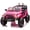 Pink, variant on Pink 12V Battery Kids Ride On Car Truck Electric Toys 3 Speeds Gift w/Music,LED,Cover,Remote Control