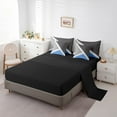 thumbnail image 3 of YST Geometric Triangle 7-Piece Bedding Set, Modern Geometry, Blue Dark Grey and Light Gray, Twin, Soft Microfiber Bed In A Bag, 3 of 5