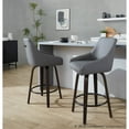 thumbnail image 4 of LumiSource Hannah 26" Fixed-Height Counter Stool - Set of 2, 4 of 10
