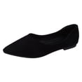 thumbnail image 2 of Mostsola Flats for Women Pointed Toe Ballet Flats Shoes Suede Dress Shoes Business Casual Shoes, 2 of 7