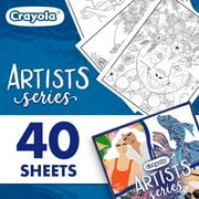 Crayola Artist Series Coloring Book, Vol 1, 40 Adult Coloring Pages, Creative Gifts for Teens & Adults