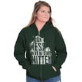 thumbnail image 3 of Don't Mess With the Mitten Michigan Zip Up Hoodie Men's Women's Brisco Brands 2X, 3 of 6