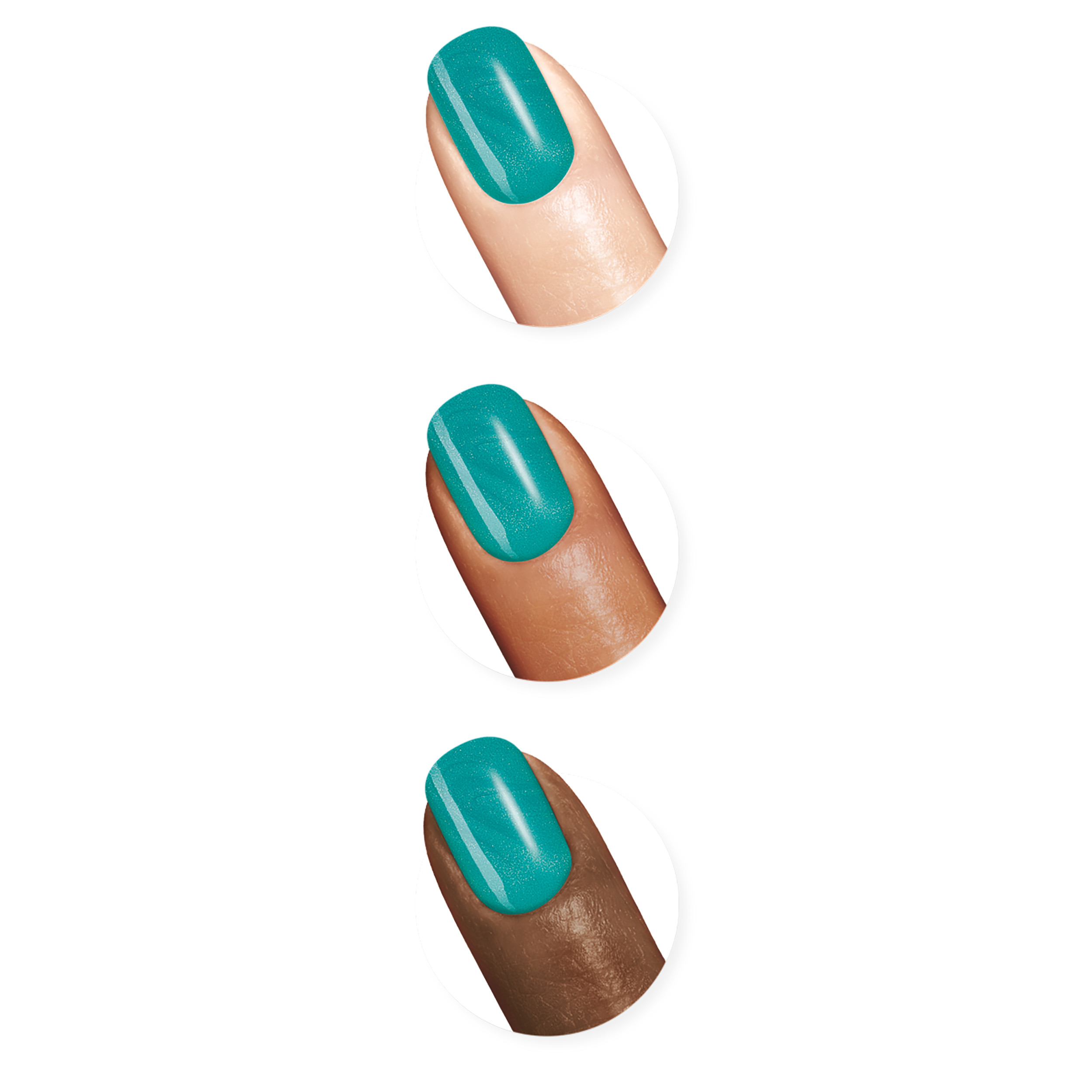 Sally Hansen Xtreme Wear Nail Color, Jazzy Jade, 0.4 oz, Color Nail Polish, Nail Polish, Quick Dry Nail Polish, Nail Polish Colors, Chip Resistant, Bold Color - image 8 of 10