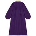 thumbnail image 4 of Mufeng Children Choir Robe for Church Pulpit Robe and Pastor Boys Girls Graduation Gown School Dress Up Uniform Purple 14, 4 of 5