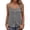 Grey, variant on Womens Halter Bodysuit Double Lined Built in Shelf Bra Relaxed Fit Crinkled V Neck Sleeveless Tunic Tops Casual Going Out Trendy Clothes 2026, Pink,XL