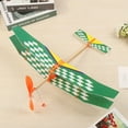 thumbnail image 4 of MasteelfCA 2Pcs Rubber Band Powered Airplane Model Biplane Toys for Kids (Random Pattern), 4 of 9