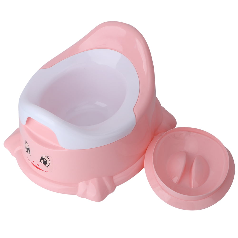 Tebru Potty Training Toilet, Cartoon Cute Portable Pot Baby Potty