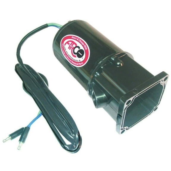 Arco 6276 Tilt Trim Motor for Late Model Mercury/Mariner/Force 40-125 HP Outboards with Single Ram, Black