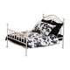 thumbnail image 3 of Cama de casa de muñecas a escala 1/12, accesorios para fotos de escena, modelo diminuto, juguete de simulación para niños, cama en miniatura, muebles Blanco, 3 of 8