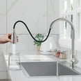 thumbnail image 4 of Cyfie 360° Rotatable Kitchen Faucet, Silver Water Tap for Kitchen Sink & Bathroom, 4 of 8