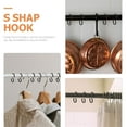 thumbnail image 3 of Gymnture 200pcs Small Stainless Steel S Hooks Heavy Duty Metal Hangers for Closet Kitchen, 3 of 11