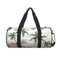 thumbnail image 2 of Bingfone Vintage Palm Trees Print Gym Duffle Backpack for Men Women,Travel Weekender Carry-On Bags with Detachable Back Pack Straps for Traveling Overnight Climb Sports, 2 of 8