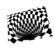 thumbnail image 4 of Alfombra de óptica 3D, felpudo antideslizante para puerta, felpudo blanco y negro, alfombrilla óptica Visual 3D para decoración de comedor, 80cmx120cm mayimx Alfombra, 4 of 9