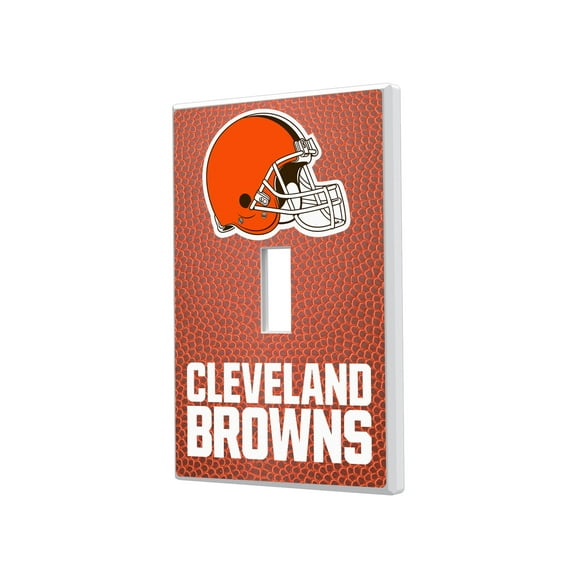 Cleveland Browns Football Design Single Toggle Light Switch Plate