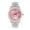Silver; Pink;, variant on Fully Iced Out Diamond Watch for Women's w/Roman Numerals Easy Read Date and Colorful Dials- Designer Hip Hop Blinged Out Timepiece - ST10226RND-LA (ST10226RND-LA GLD)