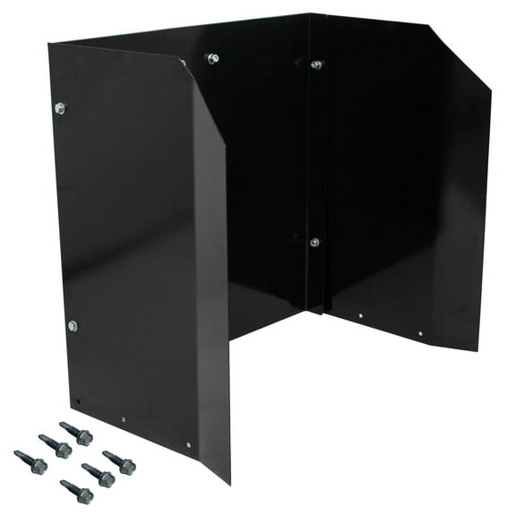 Extreme Max 5001.5034 Warm-Up Shield for Lever Lift Stand - Black, 22" L x 12-3/4" W x 20" H