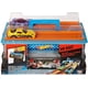 thumbnail image 2 of Hot Wheels Toy Cars & Track Set, Race Case Playset with 2 Vehicles in 1:64 Scale, Dual Launcher for Side-By-Side Racing & Portable Storage Container, 2 of 5