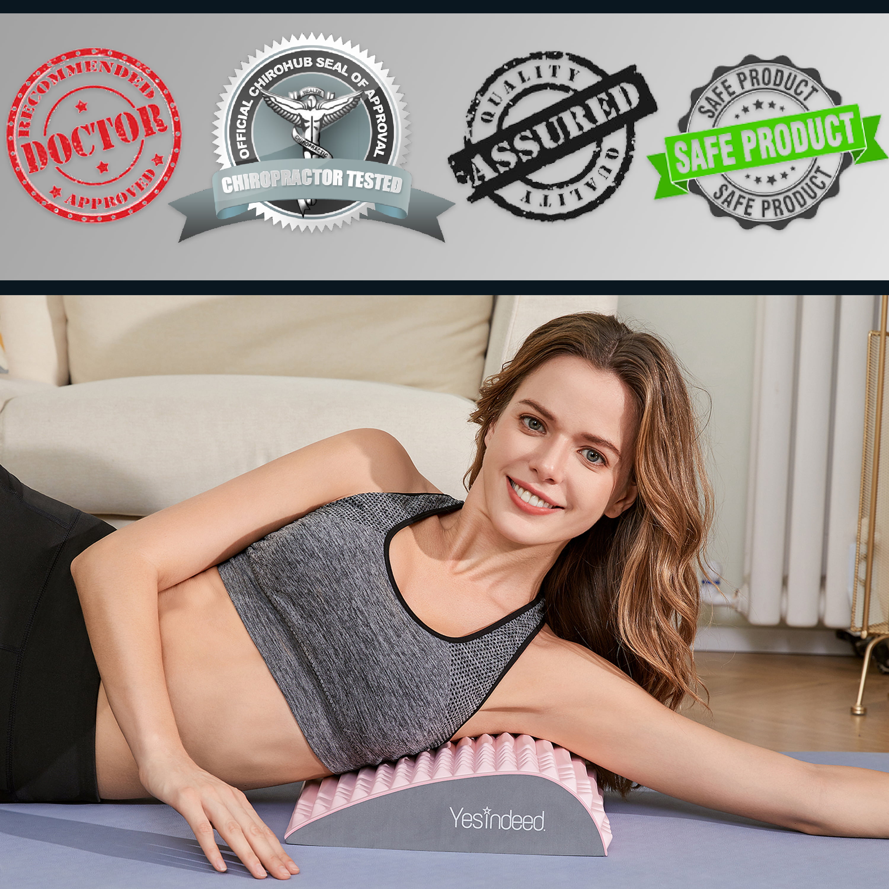 Pamper Your Back - Pain Relief Pillow 🌟 – Cheerful Happiness