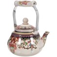 thumbnail image 1 of Enamel Tea Pot Heating Water Kettle Practical Teakettle Thickened Water Heating Pot, 1 of 4