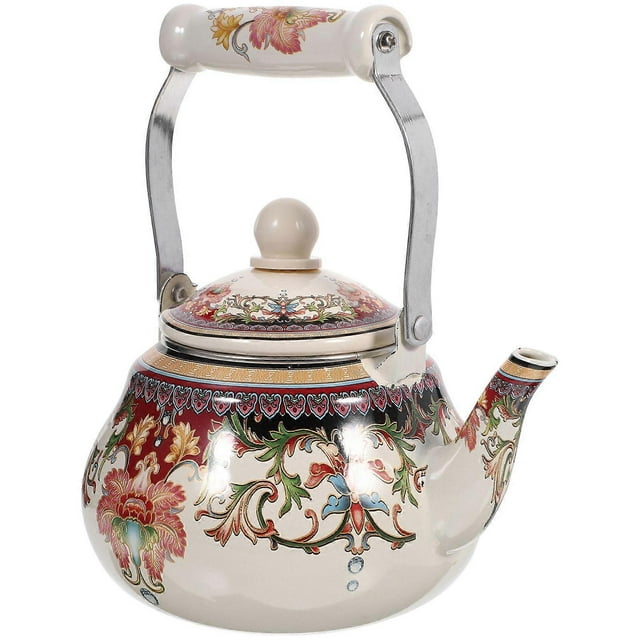 Enamel Tea Pot Heating Water Kettle Practical Teakettle Thickened Water Heating Pot