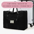 thumbnail image 4 of FASIAOU Foldable Travel Duffel Bag Tote Carry on Luggage Sport Duffle Weekender Overnight for Women and Girls ( 25L)Black, 4 of 9