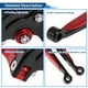 thumbnail image 4 of Palancas de freno y embrague cortas y largas para Yamaha TMAX560 2019-2020, palanca de freno ajustable de motocicleta, aleación de aluminio, cabeza negra, mango rojo, 4 of 6