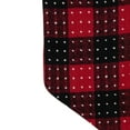 thumbnail image 3 of Northlight 21.5" Red and Black Plaid with Dots and Faux Fur Cuff Christmas Stocking, 3 of 4