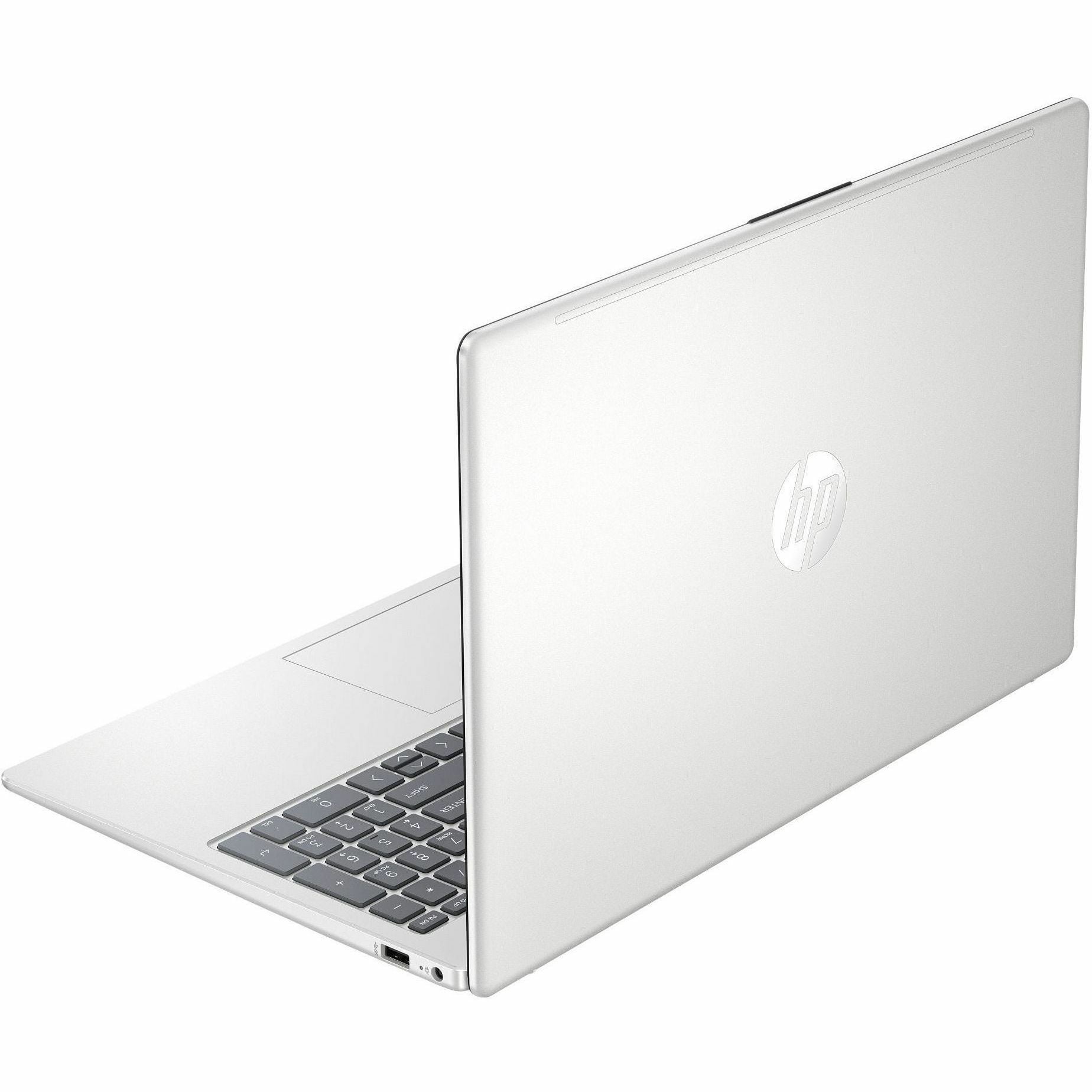 HP 15-fd0522nr 15.6" HD Laptop, Intel N200 1.0GHz, 4GB RAM, 128GB UFS, Windows 11 Home, Natural Silver