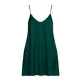 thumbnail image 5 of HVOBTTY Summer Women's Sleeveless Mini A-Line Dress V Neck Solid Color Strap Basic Daily Casual, 5 of 5