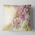 thumbnail image 2 of Designart Blooming Cherry Flowers - Floral Throw Pillow - 16x16, 2 of 5