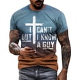 thumbnail image 1 of Playeras Hombre Deportivas Para Hombre Moda Casual Manga Corta Pulóver Camiseta Impresa Top, 1 of 5