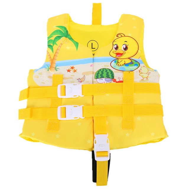 Traje de baño lindo del diseño de la hebilla de la seguridad del chaleco de los deportes acuáticos del kayak para los niños de 2-10 años