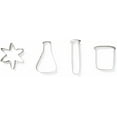 thumbnail image 5 of 3696 Science Cookie Cutters, Set of 4 5.75" Stainless Steel, 5 of 5